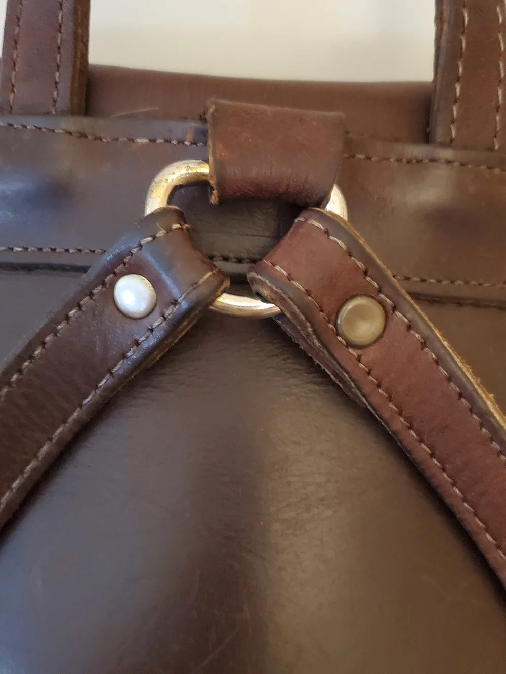 Vintage Leather Mini Backpack purse (like Roots) 90s witchy Whimsigoth y2k Biker